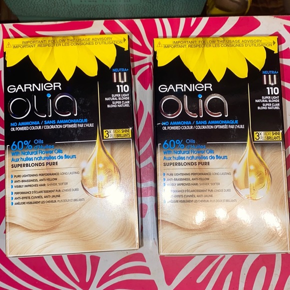 NEW GARNIER OLIA 110 SUPER LIGHT NATURAL BLONDE
SUPER CLAIR HAIR DYE - Picture 4 of 11